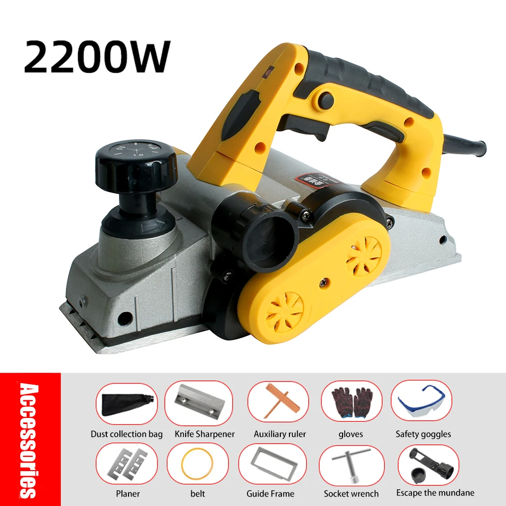 2000W Cutting Board Planer 220V Woodworking Portable Electric Router Wood Milling Carving Slotting Household Press Planer
2000W Cutting Board Planer 220V Woodworking Portable Electric Router Wood Milling Carving Slotting Household Press Planer