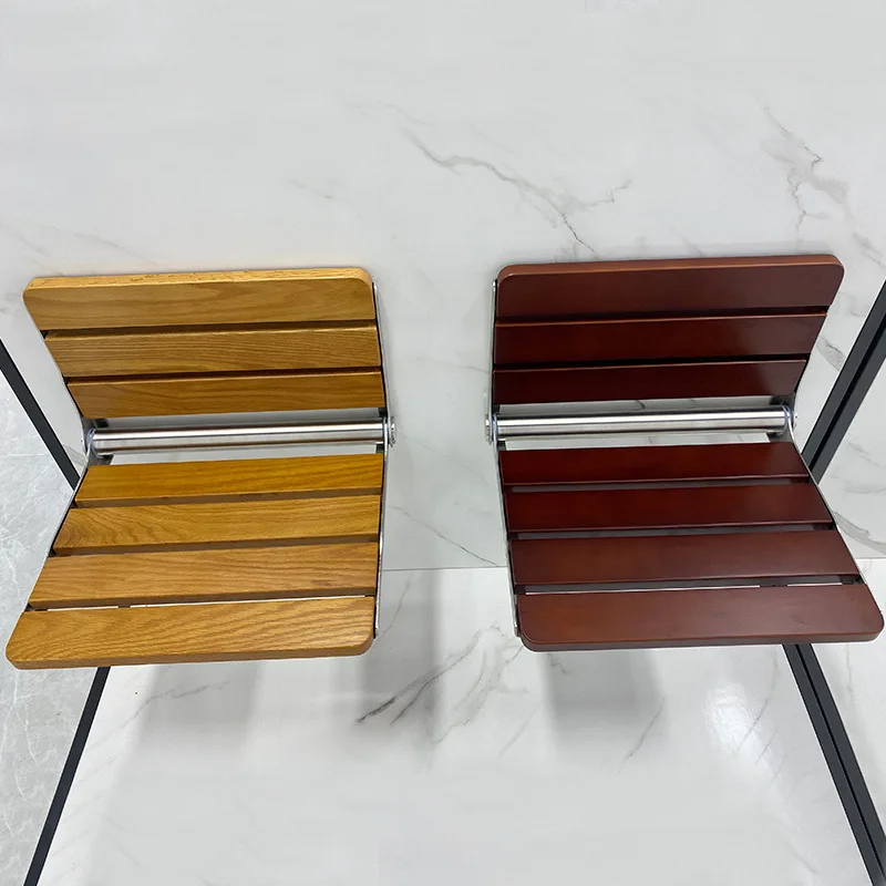 Shower seat wall-mounted solid wood bathroom the elderly toilet pregnant woman bath sitting stool
Shower seat wall-mounted solid wood bathroom the elderly toilet pregnant woman bath sitting stool