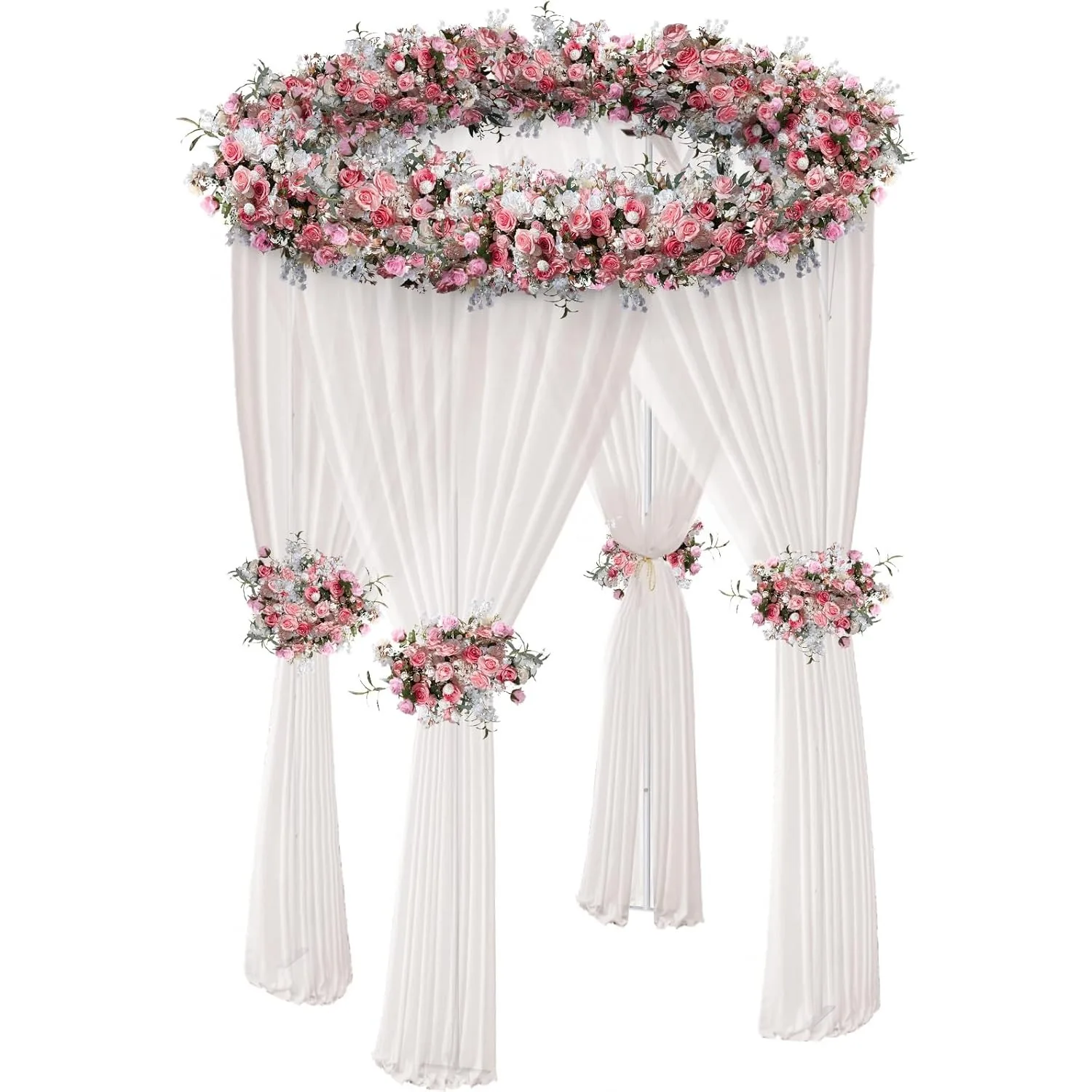 Metal Wedding Arch & Garden Trellis 2-in-1 - Rustproof Climbing Plant Backdrop for Indoor/Outdoor Ceremonies, White Party Arbor
Metal Wedding Arch & Garden Trellis 2-in-1 - Rustproof Climbing Plant Backdrop for Indoor/Outdoor Ceremonies, White Party Arbor