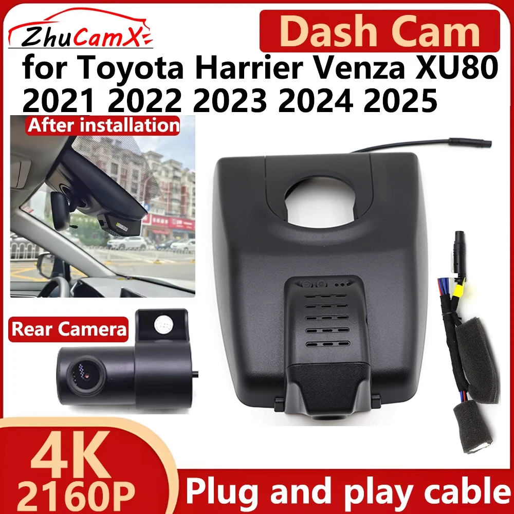 ZhuCamX for Toyota Harrier Venza XU80 2021 2022 2023 2024 2025 4K UHD 2160P Car DVR Dash Cam Camera Night Vision Recorder
ZhuCamX for Toyota Harrier Venza XU80 2021 2022 2023 2024 2025 4K UHD 2160P Car DVR Dash Cam Camera Night Vision Recorder