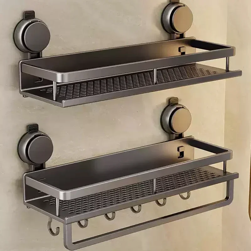 Полка для ванной комнаты с креплением на присоске и держателем для полотенец Съемные крючки без дрели Подвесная корзина для ванной комнаты Полка для хранения шампуня Поднос
Полка для ванной комнаты с креплением на присоске и держателем для полотенец Съемные крючки без дрели Подвесная корзина для ванной комнаты Полка для хранения шампуня Поднос
