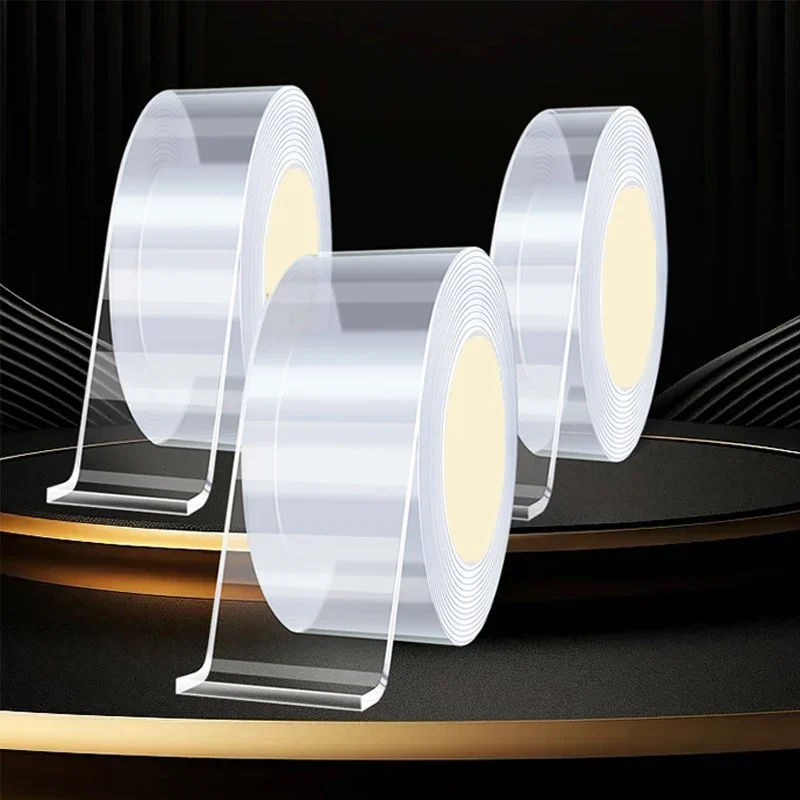 Transparent Nano Tape Waterproof Double Sided Reusable Adhesive Strong Tapes Cleanable Kitchen Bathroom Supplie
Transparent Nano Tape Waterproof Double Sided Reusable Adhesive Strong Tapes Cleanable Kitchen Bathroom Supplie
