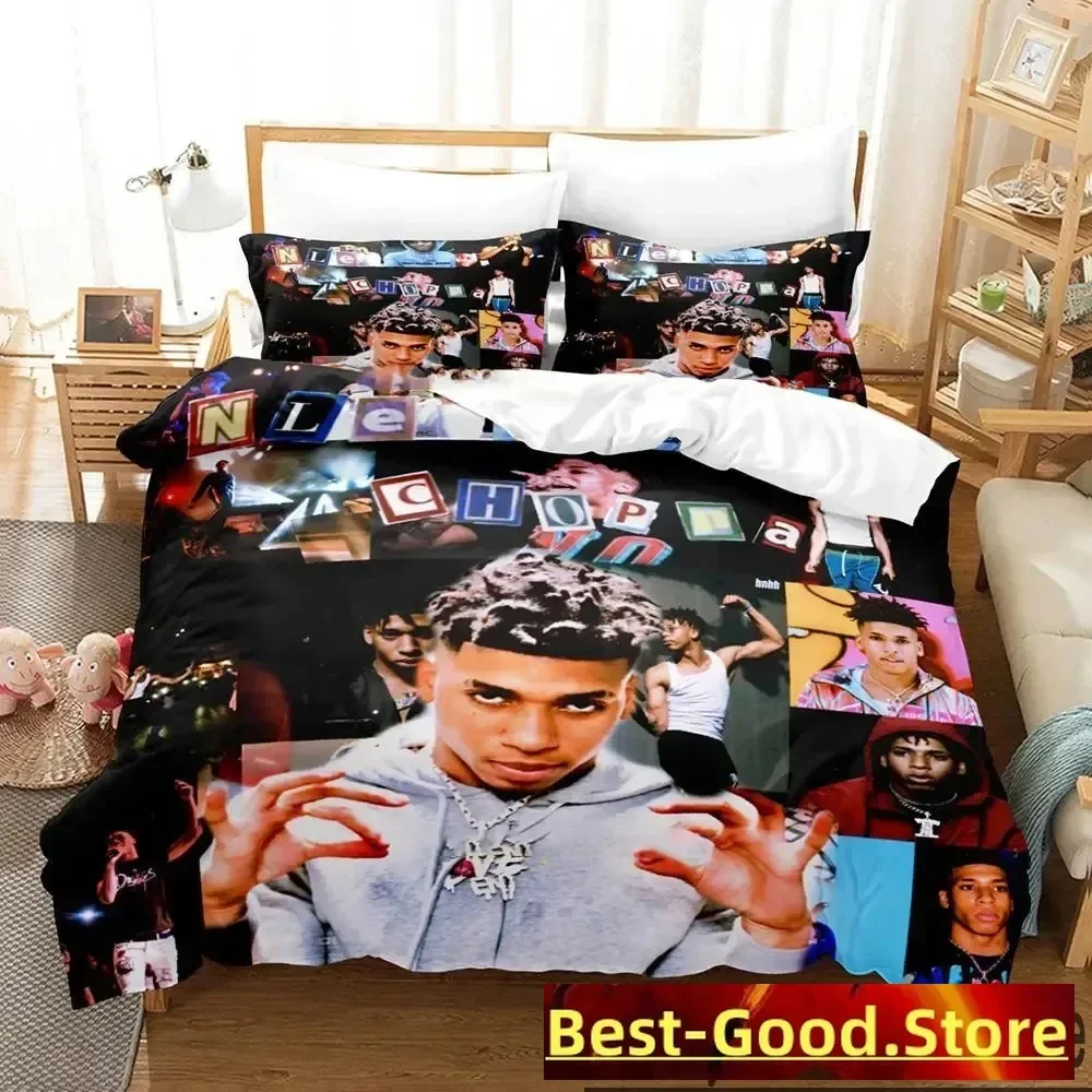 3D Print NLE Choppa Rapper Bedding Set Boys Girls Twin Queen King Size Duvet Cover Pillowcase Bed boys Adult Home Textileextile
3D Print NLE Choppa Rapper Bedding Set Boys Girls Twin Queen King Size Duvet Cover Pillowcase Bed boys Adult Home Textileextile