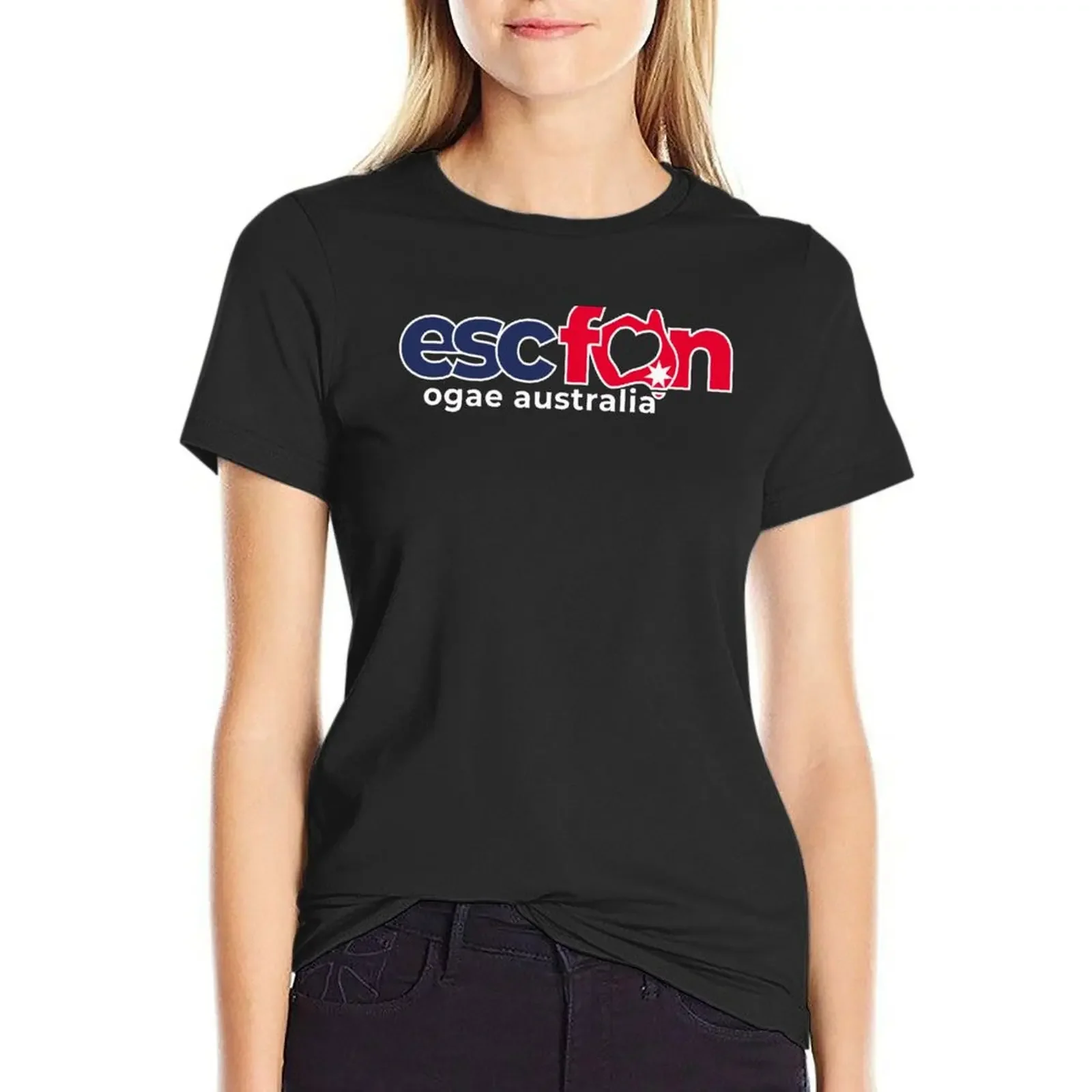 ESCFAN-OGAE Australia Logo (белая) футболка с животным принтом, винтажная одежда с животным принтом, женская футболка
ESCFAN-OGAE Australia Logo (белая) футболка с животным принтом, винтажная одежда с животным принтом, женская футболка