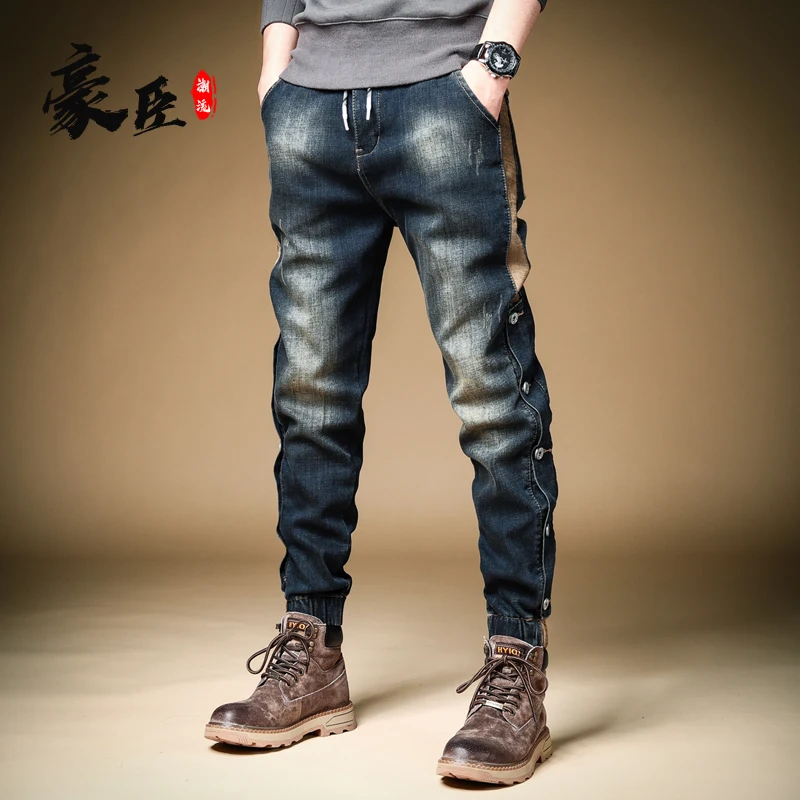 Men's Casual Elastic Waist Denim Jeans Fall New Style American Retro Slim Straight Fit Versatile Trendy High Quality Thick De...
Men's Casual Elastic Waist Denim Jeans Fall New Style American Retro Slim Straight Fit Versatile Trendy High Quality Thick De...