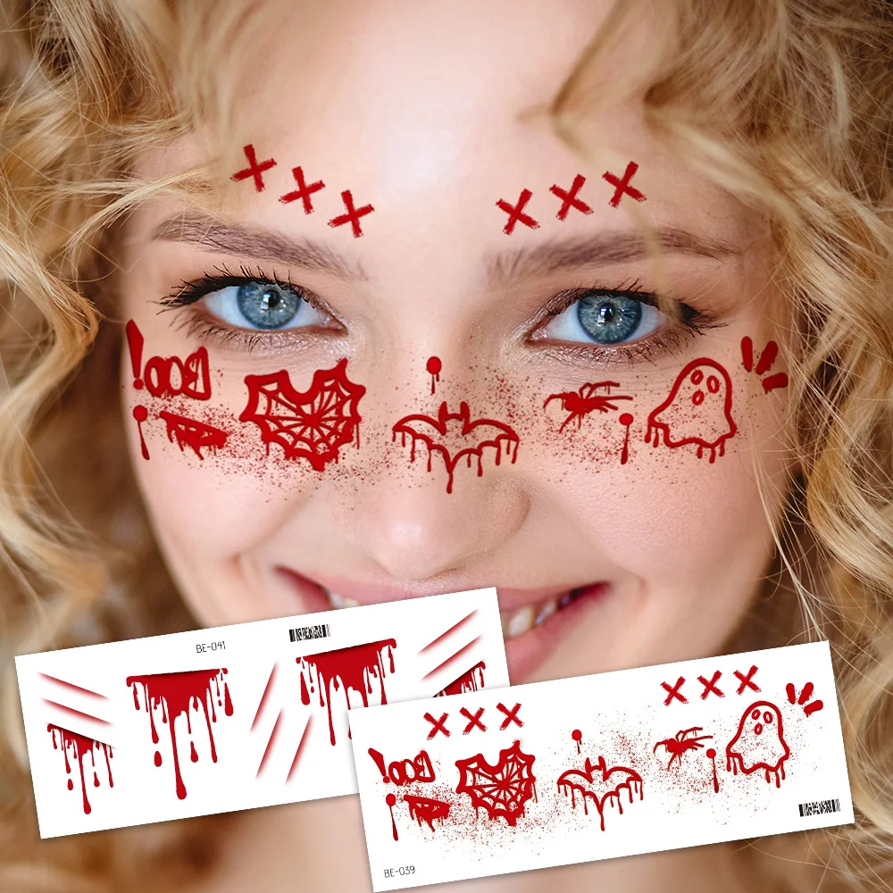 6 листов временных татуировок на Хэллоуин для женщин - водонепроницаемые, реалистичные наклейки на угол лица и глаз для женщин | Идеально подходит для маскарада
6 листов временных татуировок на Хэллоуин для женщин - водонепроницаемые, реалистичные наклейки на угол лица и глаз для женщин | Идеально подходит для маскарада