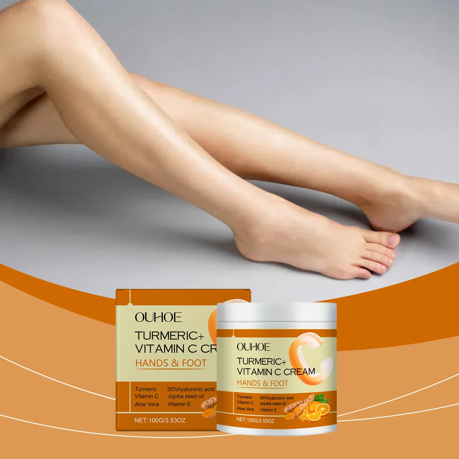 OUHOE Turmeric Vitamin C Cream - Long - lasting Moisturization, Anti - wrinkle, Brightening, Antioxidant, All - round Skin Care
OUHOE Turmeric Vitamin C Cream - Long - lasting Moisturization, Anti - wrinkle, Brightening, Antioxidant, All - round Skin Care
