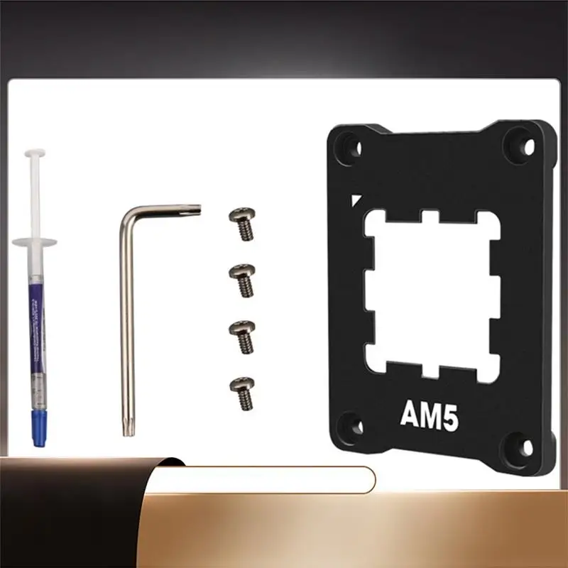 New Aluminum Universal For AMD AM5 ASF CPU Bending Correction Fixing Buckle For 7950X 7800X 7700X 7600X 7500F-X64A
New Aluminum Universal For AMD AM5 ASF CPU Bending Correction Fixing Buckle For 7950X 7800X 7700X 7600X 7500F-X64A