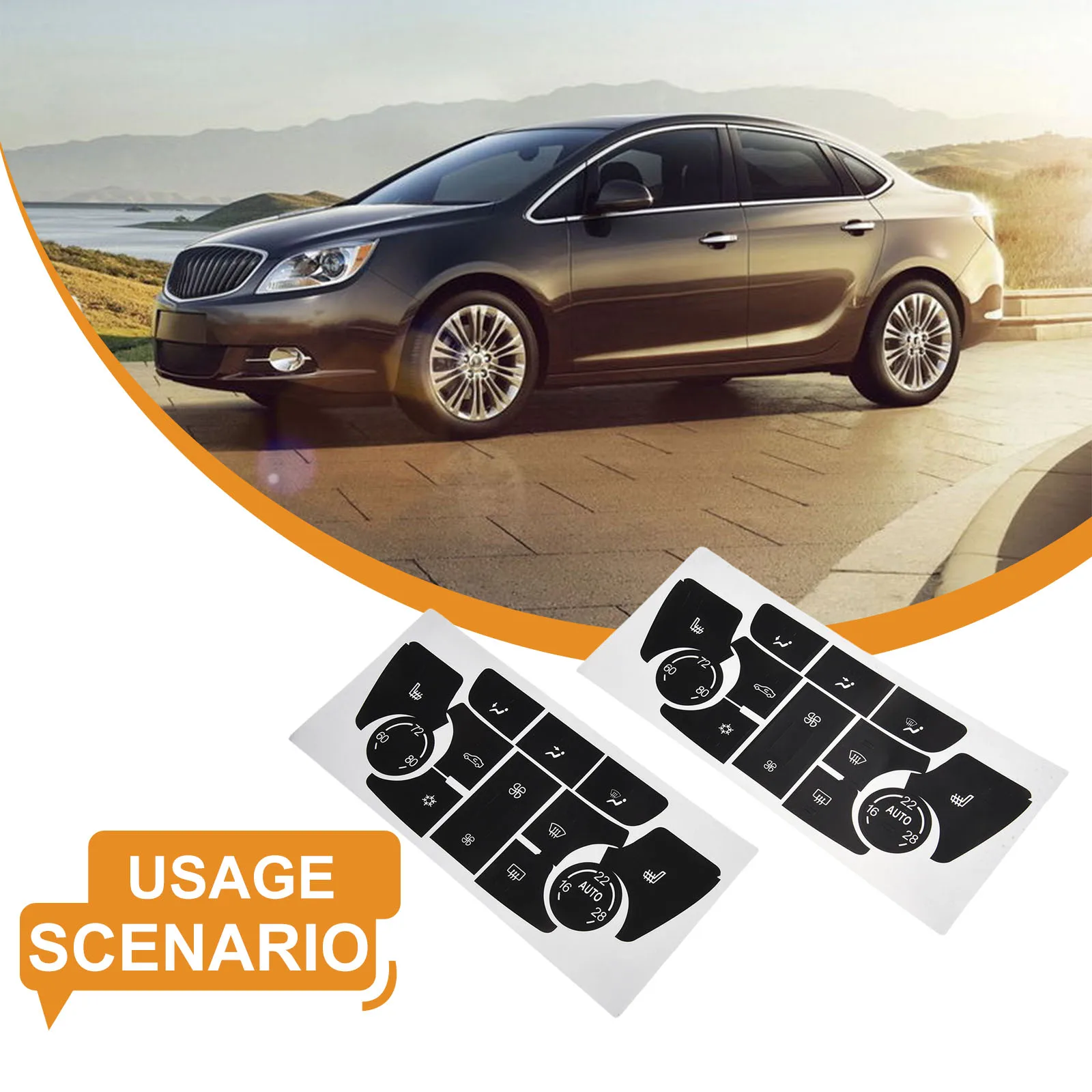 For Buick Verano For Encore 2013 2015 Compatible HVAC Climate Control Button Decal Stickers for Push Button Repair
For Buick Verano For Encore 2013 2015 Compatible HVAC Climate Control Button Decal Stickers for Push Button Repair