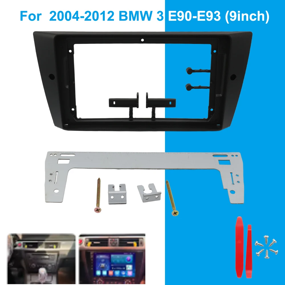 9 Inch Radio Fascia Frame Fit For BMW E90 E92 E93 2005-2012 Stereo DVD Player Plastic Dashboard Canbus Harnes
9 Inch Radio Fascia Frame Fit For BMW E90 E92 E93 2005-2012 Stereo DVD Player Plastic Dashboard Canbus Harnes