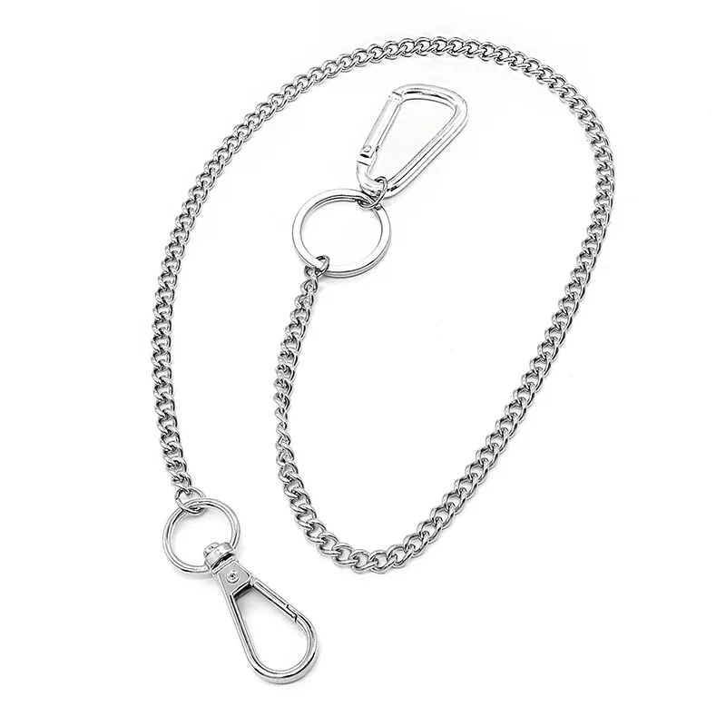 Stainless Steel long 45cm Punk Hip-hop Trendy Belt Waist Chain Male Pants Chain Men Jeans Punk gift Metal Trousers Keychain
Stainless Steel long 45cm Punk Hip-hop Trendy Belt Waist Chain Male Pants Chain Men Jeans Punk gift Metal Trousers Keychain