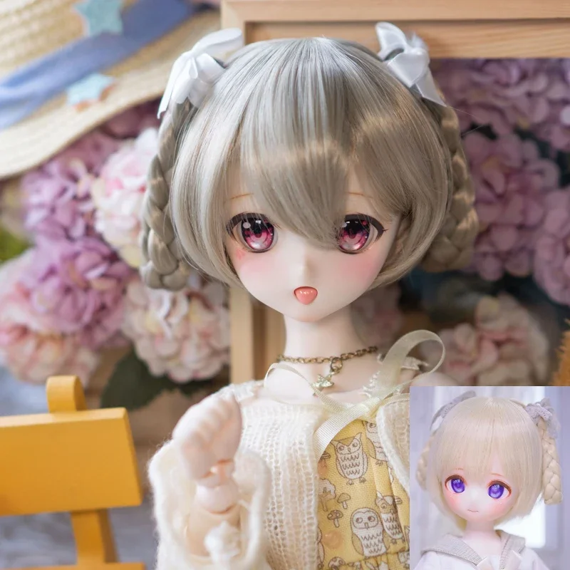 D04-A1014 children toy BJD DD SD MSD 1/3 1/4 1/6 doll Accessoriess wig pink silverDouble ponytail wig 1pcs
D04-A1014 children toy BJD DD SD MSD 1/3 1/4 1/6 doll Accessoriess wig pink silverDouble ponytail wig 1pcs