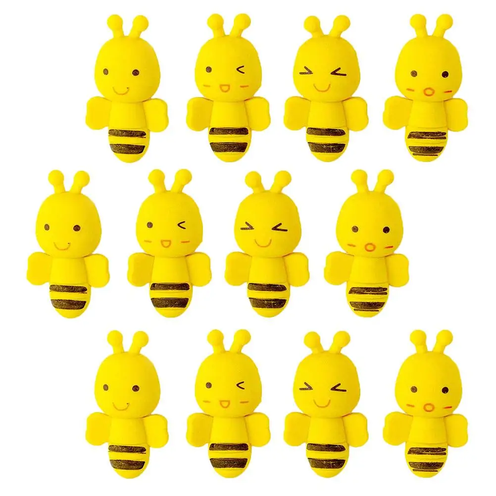 36 Pcs Bee Shaped Erasers Miniature Cartoon Cute Yellow Kids Student Gifts Craft Collectibles Safe Rubber
36 Pcs Bee Shaped Erasers Miniature Cartoon Cute Yellow Kids Student Gifts Craft Collectibles Safe Rubber