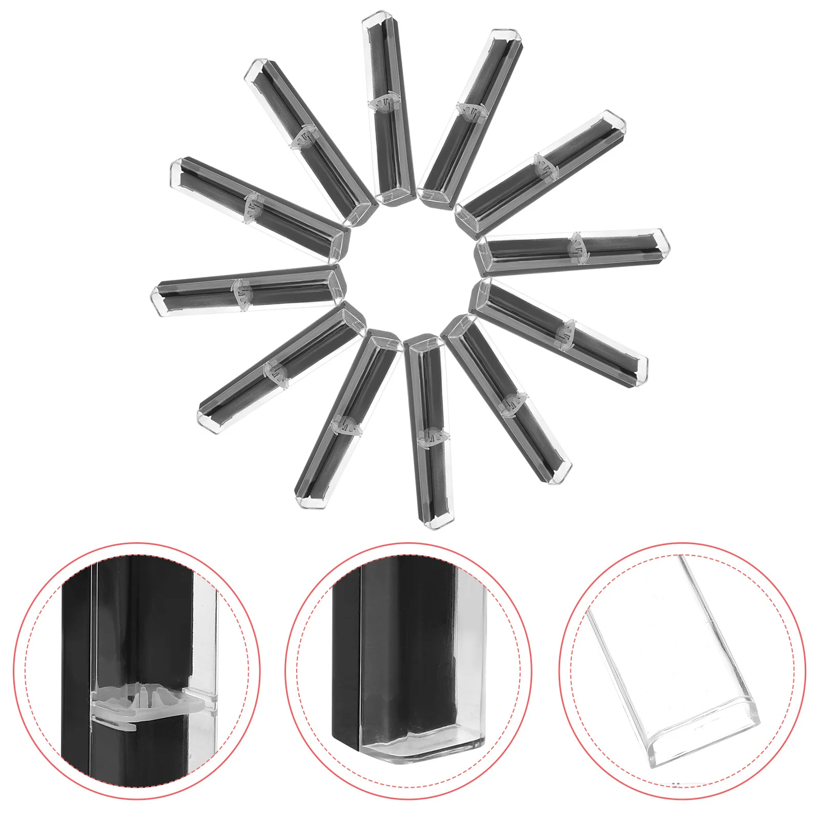 12Pcs Pen Box Gift Set Clear Reusable Plastic Pencil Case for Pen Storage Display Convenient Stationery Holder Ideal for Office
12Pcs Pen Box Gift Set Clear Reusable Plastic Pencil Case for Pen Storage Display Convenient Stationery Holder Ideal for Office