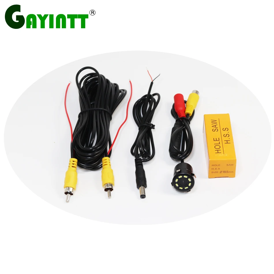 GAYINTT Vehicle Rear View Camera LED Night Vision Waterproof Straw Hat Car Camera Including Drill Bit
GAYINTT Vehicle Rear View Camera LED Night Vision Waterproof Straw Hat Car Camera Including Drill Bit