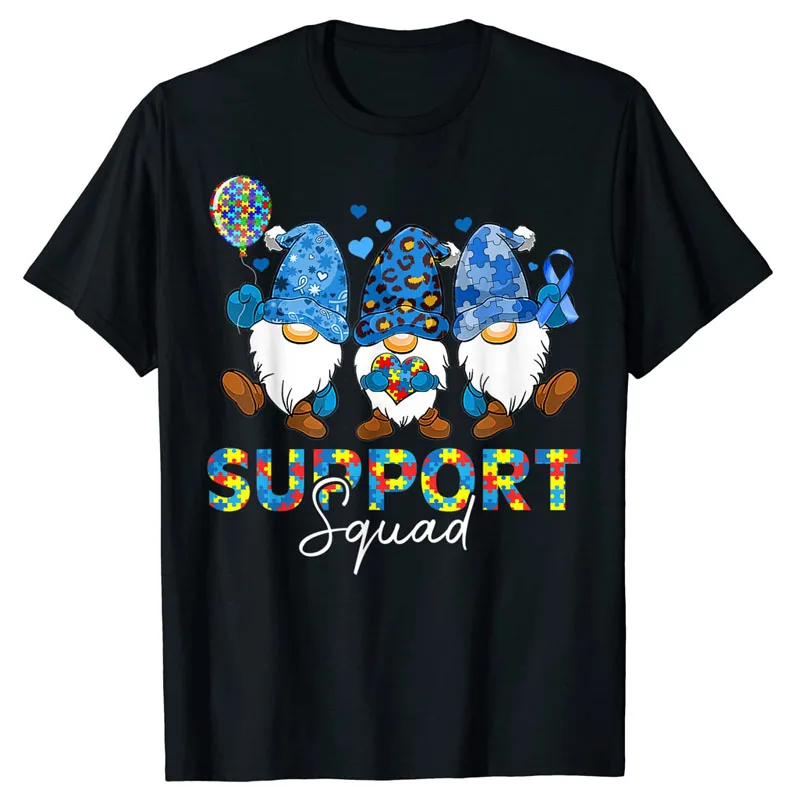 Gnomes Autism Awareness Shirts Support Squad Blue Ribbon T-Shirt In April We Wear Blue Graphic Tee Tops Novelty Gift Cute Outfit
Gnomes Autism Awareness Shirts Support Squad Blue Ribbon T-Shirt In April We Wear Blue Graphic Tee Tops Novelty Gift Cute Outfit