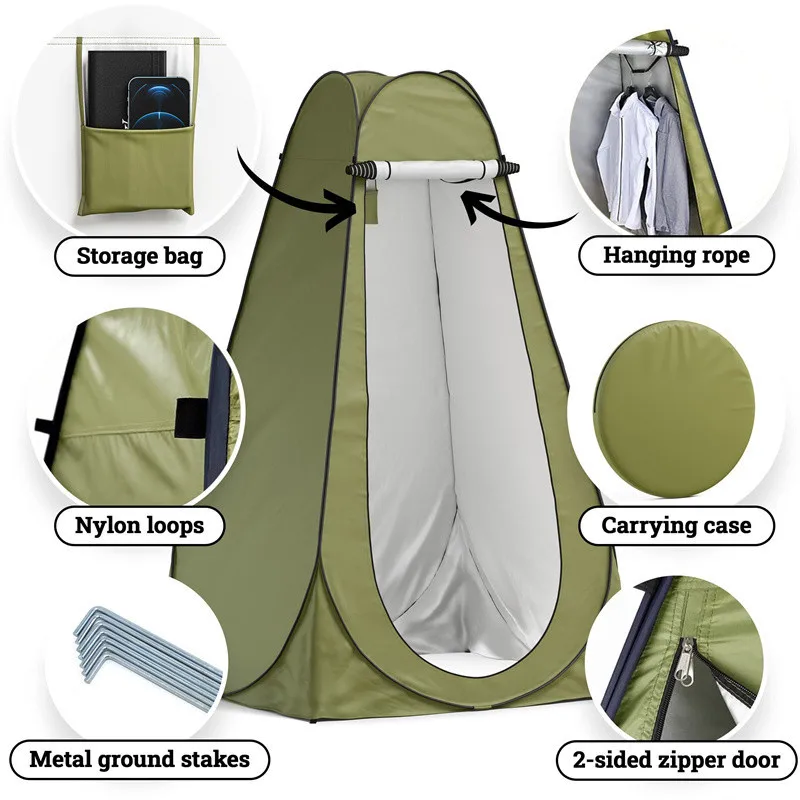 Inflatable Dome Pop up Shower Tents Camping Outdoor Waterproof Drop Down Shower Tent for Sale Factory Camping Supply One Bedroom
Inflatable Dome Pop up Shower Tents Camping Outdoor Waterproof Drop Down Shower Tent for Sale Factory Camping Supply One Bedroom
