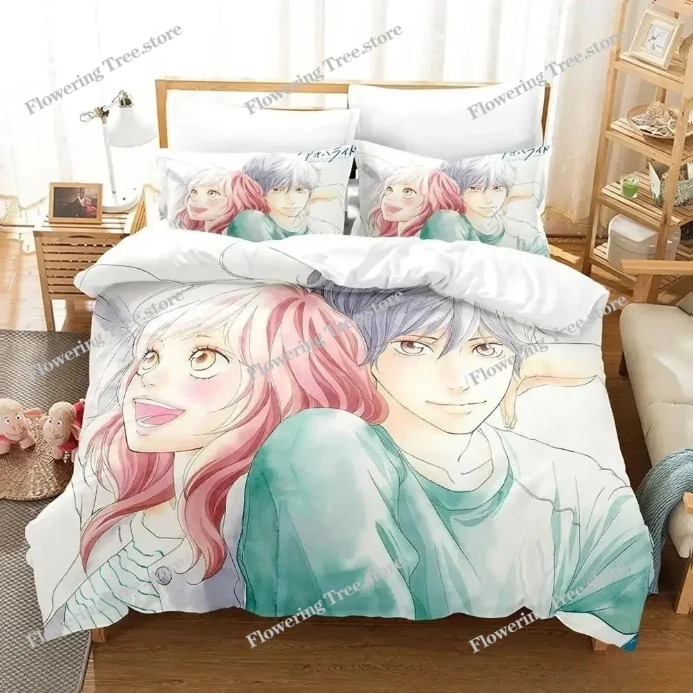 New Blue spring ride Bedding Set Single Twin Full Queen King Size Bed Set Adult Kid Bedroom Duvet cover Sets Anime Bed Sheet Set
New Blue spring ride Bedding Set Single Twin Full Queen King Size Bed Set Adult Kid Bedroom Duvet cover Sets Anime Bed Sheet Set