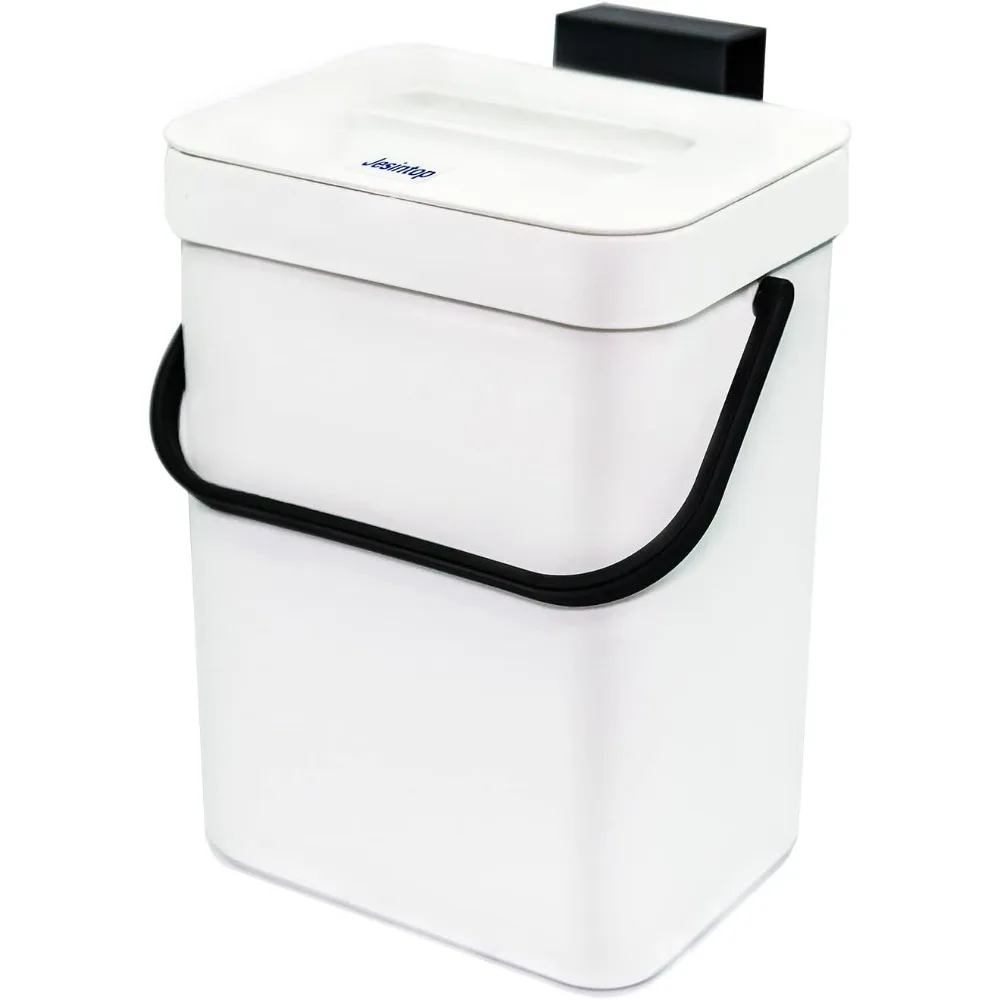 Кухонная корзина для компаса в помещении для столешницы, подвесная маленькая мусорная корзина с крышкой, корзина для мусора, монтируемая компактная будка 1,3 галлона/5 л 
Кухонная корзина для компаса в помещении для столешницы, подвесная маленькая мусорная корзина с крышкой, корзина для мусора, монтируемая компактная будка 1,3 галлона/5 л