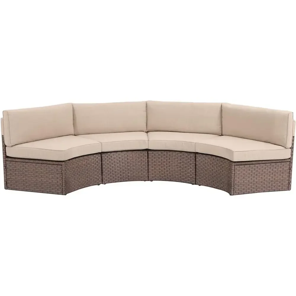 Curved Wicker Outdoor Patio Sofa
Curved Wicker Outdoor Patio Sofa