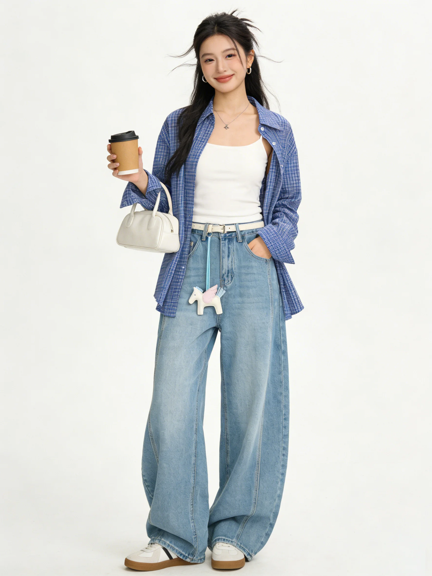 High Waist Wide Leg Jeans Korean Sle Commute Pants Knife Waed out Casual Comfortable Spring Summer Autumn Women's Jeans
High Waist Wide Leg Jeans Korean Sle Commute Pants Knife Waed out Casual Comfortable Spring Summer Autumn Women's Jeans
