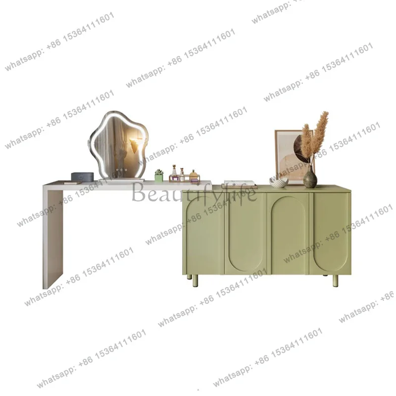 Dresser Desk Vanity Organizer All-In-One Bedroom Modern Simple Light Luxury Premium Feeling Makeup Table
Dresser Desk Vanity Organizer All-In-One Bedroom Modern Simple Light Luxury Premium Feeling Makeup Table