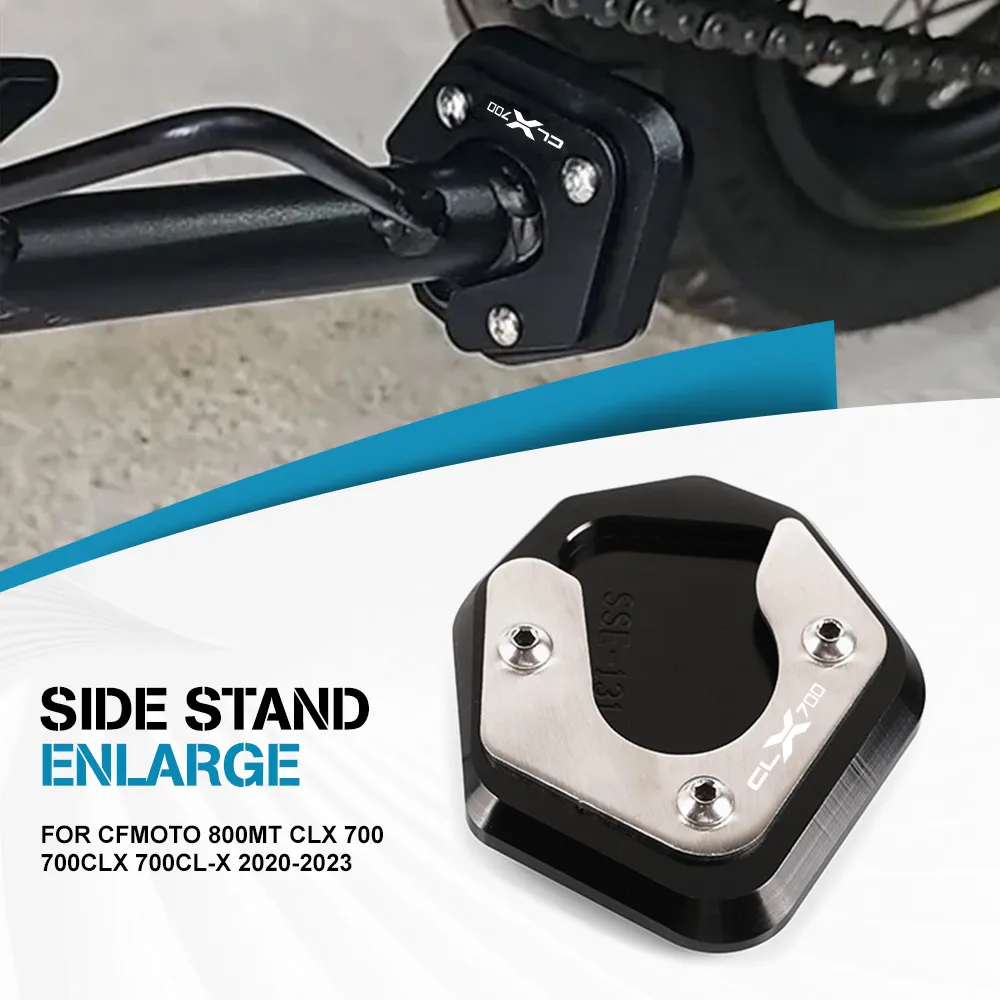 FOR CFMOTO 800MT CLX 700 700CLX 700CL-X 2020 2021 2022 2023 Motorcycle Kickstand Foot Side Stand Support Extension Enlarger Pad
FOR CFMOTO 800MT CLX 700 700CLX 700CL-X 2020 2021 2022 2023 Motorcycle Kickstand Foot Side Stand Support Extension Enlarger Pad