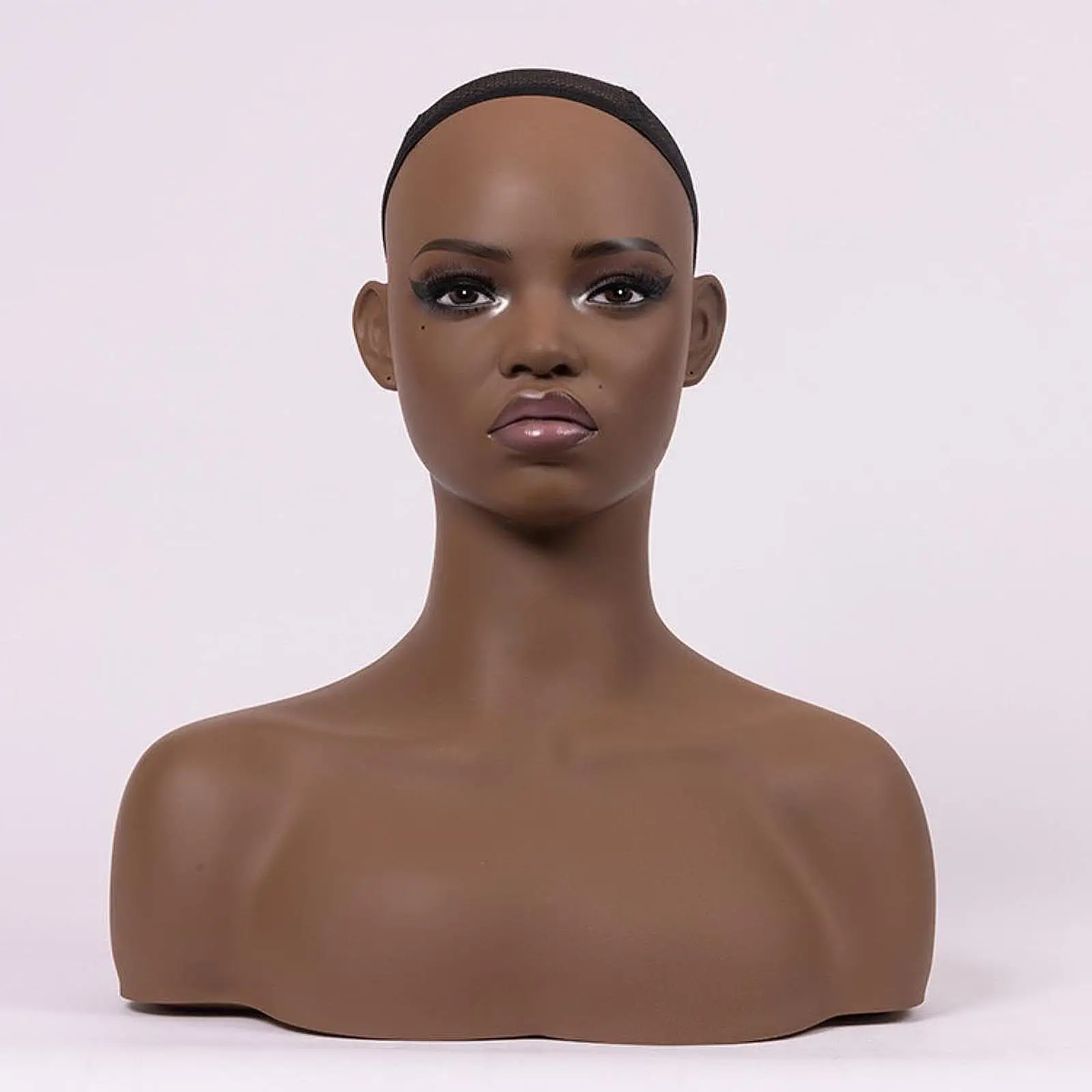 Realistic Female Mannequin Head Wig Holder with Makeup Wig Stand Manikin Head Bust for Jewelry Scarves Glasses Earrings Hats
Realistic Female Mannequin Head Wig Holder with Makeup Wig Stand Manikin Head Bust for Jewelry Scarves Glasses Earrings Hats
