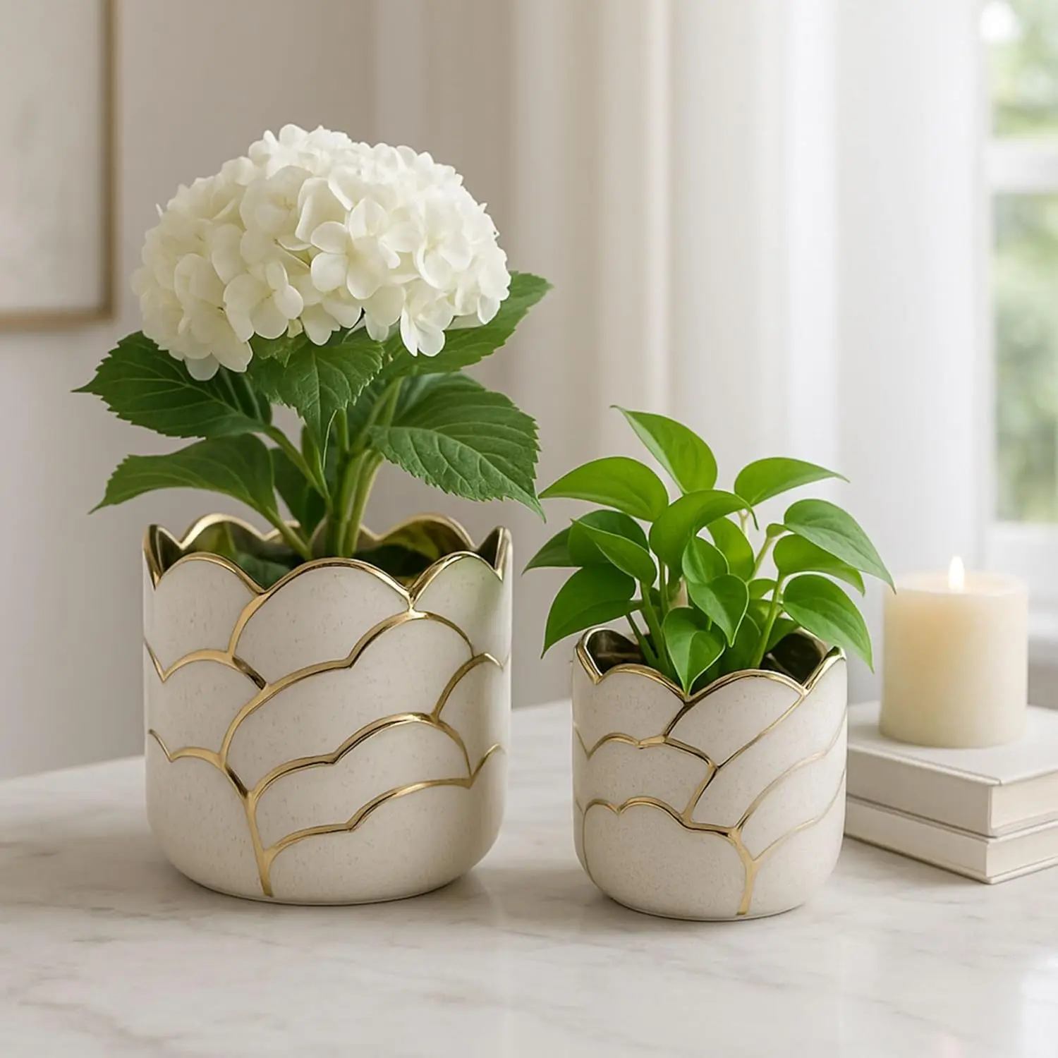 Modern Decorative Home Decor Planters for Flower Pots - Ideal for Indoor and Outdoor Plants for House Decor - Plant Pots
Modern Decorative Home Decor Planters for Flower Pots - Ideal for Indoor and Outdoor Plants for House Decor - Plant Pots