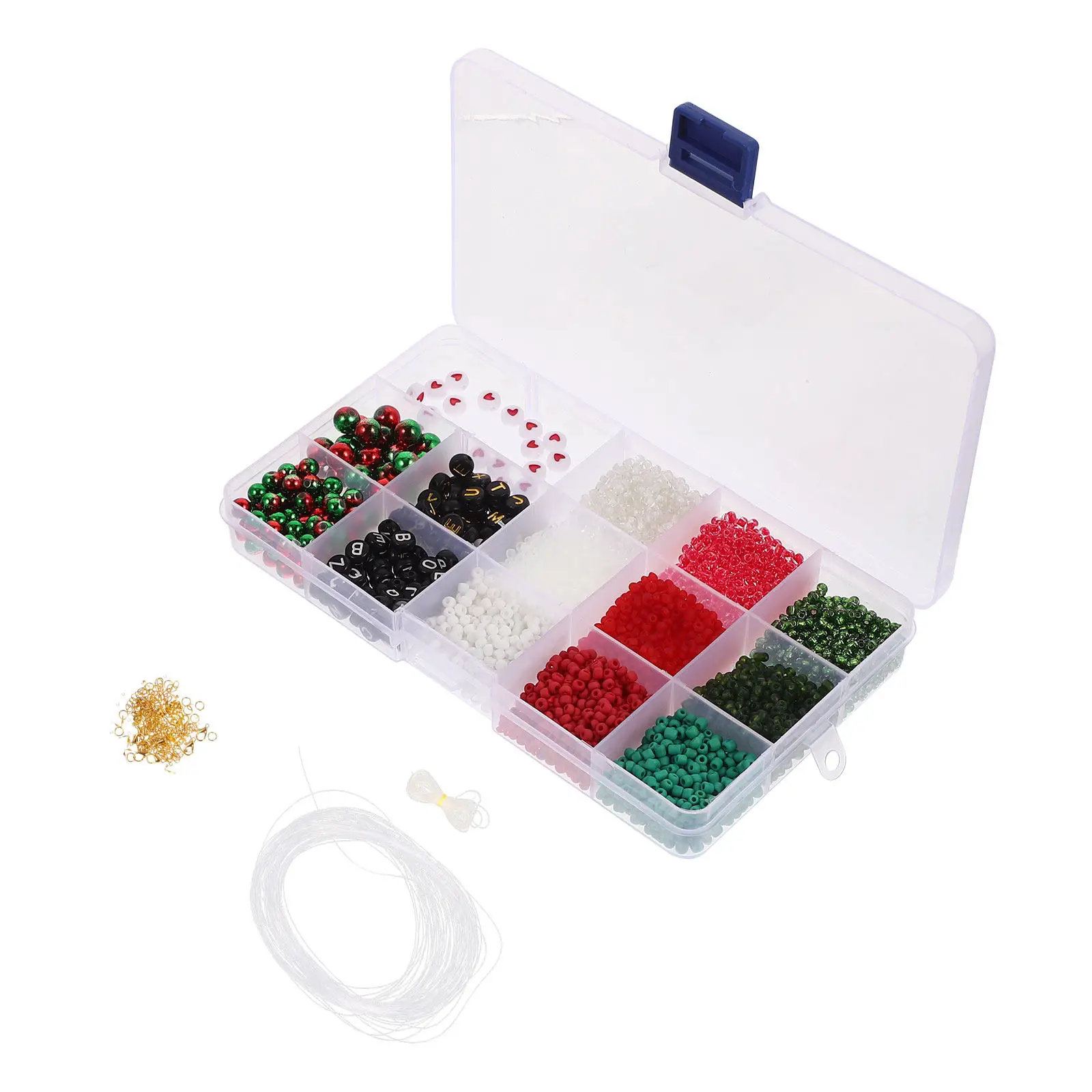 1 Set Christmas Earrings Bead Kit Acrylic Alloy Jewelry Making DIY Necklace Bracelet Making Kit Christmas Gift Accessories
1 Set Christmas Earrings Bead Kit Acrylic Alloy Jewelry Making DIY Necklace Bracelet Making Kit Christmas Gift Accessories
