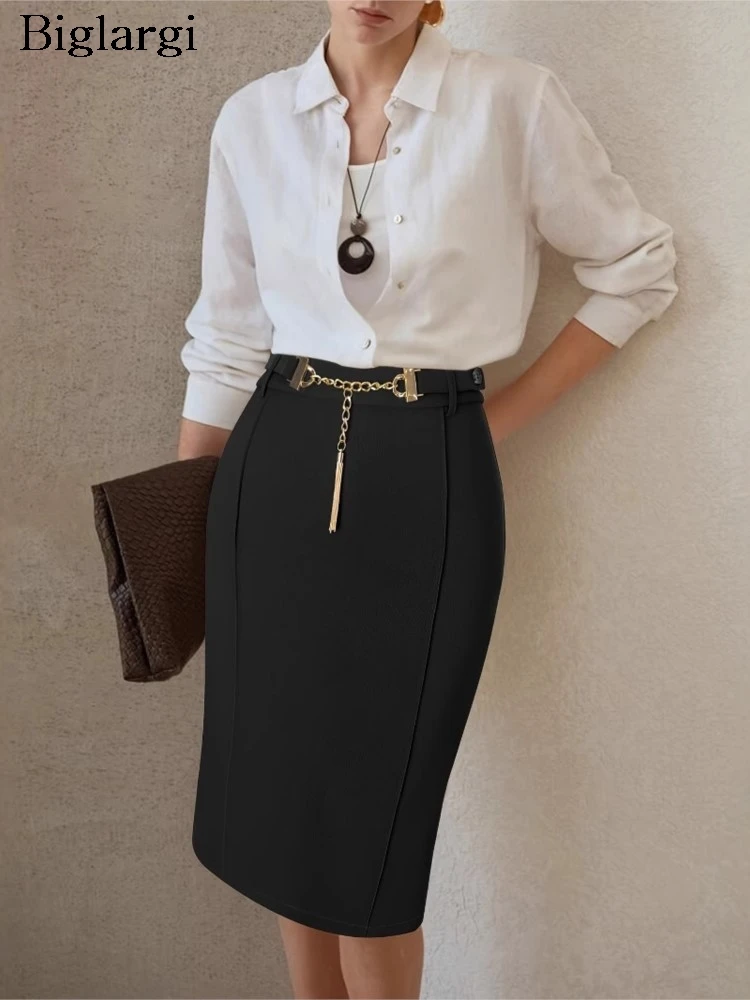 Summer Midi Skirt Women Office Slim Bodycon Fashion Chain Elegant Ladies Skirts High Waist Woman Skirt
Summer Midi Skirt Women Office Slim Bodycon Fashion Chain Elegant Ladies Skirts High Waist Woman Skirt