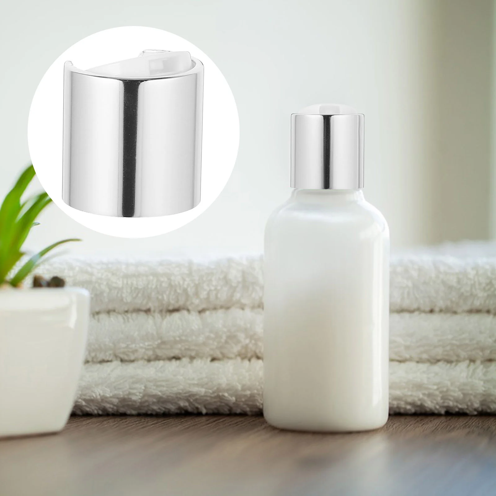 24 Aluminum Oxide Lid Press Shampoo Shower Gel Bottle Cap Anodized Qianqiu (silver White Cap) 10 Pieces Hair
24 Aluminum Oxide Lid Press Shampoo Shower Gel Bottle Cap Anodized Qianqiu (silver White Cap) 10 Pieces Hair