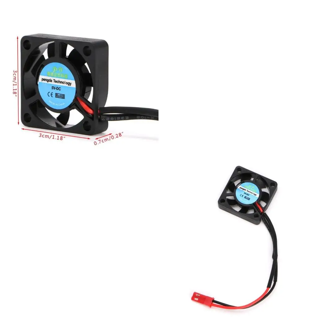 30x30x7mm Fan 3007 5V Brushless Computer Cooling Fan USB 2 Pin Sleeve Bearing Computer for Case Cooler
30x30x7mm Fan 3007 5V Brushless Computer Cooling Fan USB 2 Pin Sleeve Bearing Computer for Case Cooler