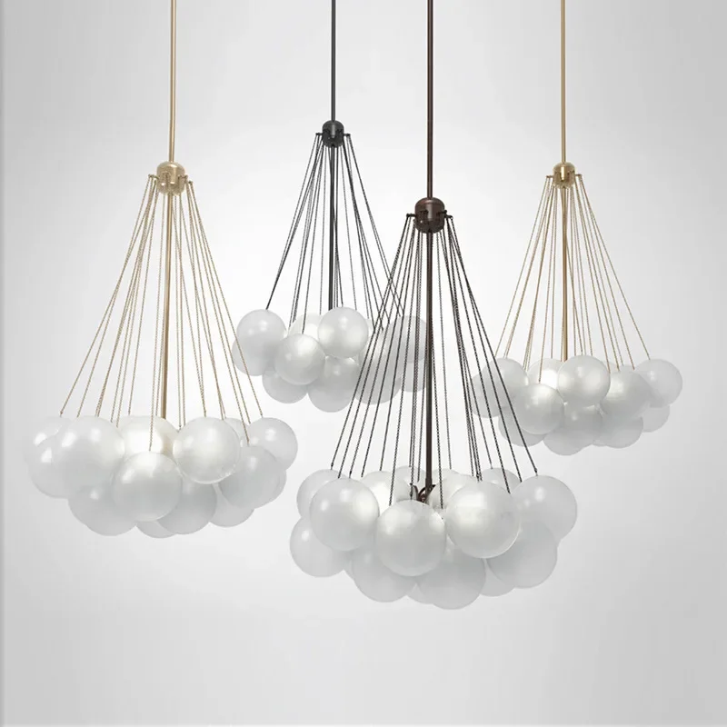 Modern Frosted Glass Ball Ceiling Chandelier Pendant LED Lights Glass Hanging Lamp Dining Living Room Lighting for Living Room
Modern Frosted Glass Ball Ceiling Chandelier Pendant LED Lights Glass Hanging Lamp Dining Living Room Lighting for Living Room