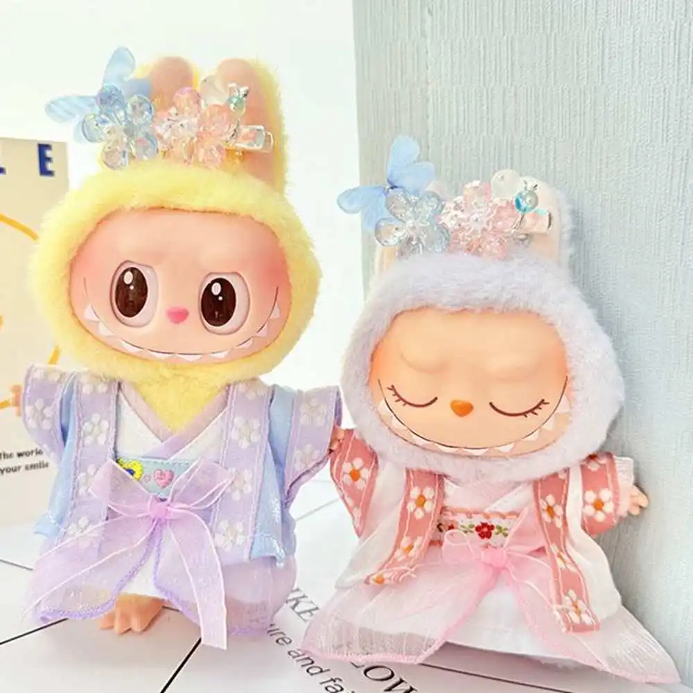 17cm Labubu Idol Dolls Clothes Beautiful Hanfu Hair Accessories Set Mini Doll'S Clothes Outfit Ancient Clothing Gift
17cm Labubu Idol Dolls Clothes Beautiful Hanfu Hair Accessories Set Mini Doll'S Clothes Outfit Ancient Clothing Gift