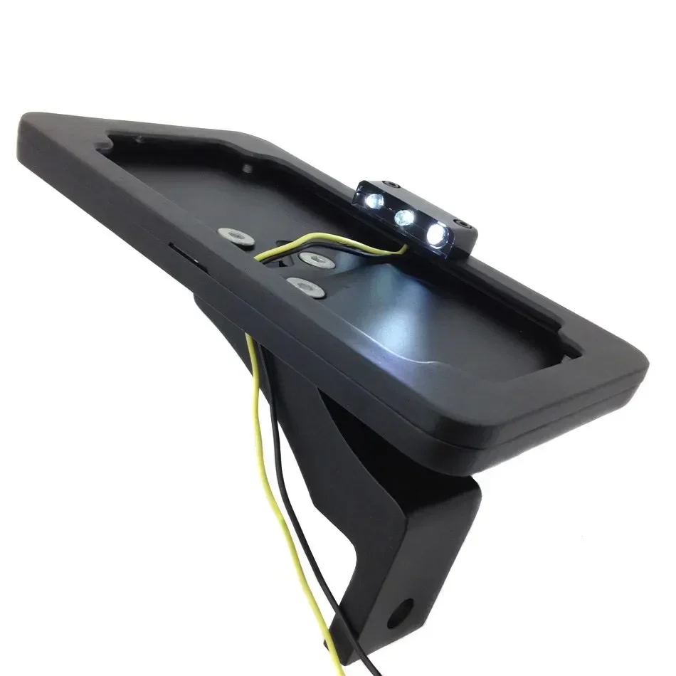 Motorcycle Side Mounted LED License Plate Bracket for Suzuki 2001-2013 GSXR600/750/1000,Kawasaki ZX 14R 2006-2013
Motorcycle Side Mounted LED License Plate Bracket for Suzuki 2001-2013 GSXR600/750/1000,Kawasaki ZX 14R 2006-2013