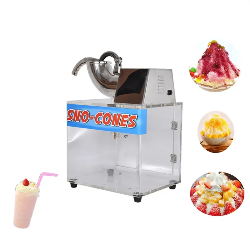 Acrylic Kitchen Ware Ice Shaver Machine for Commercial Use Snow Cone Machine 
Acrylic Kitchen Ware Ice Shaver Machine for Commercial Use Snow Cone Machine