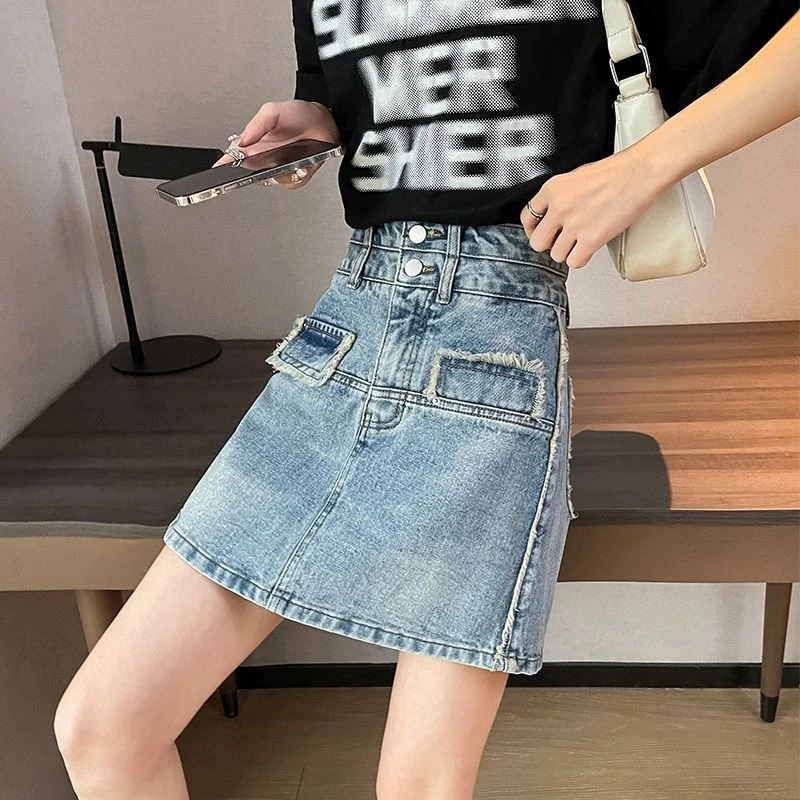 Female Jeans Skirts Blue Chubby Chorts Women's Denim Skirt Clothing Sales Y2k Vintage Chic and Elegant New in High Quality Cheap
Female Jeans Skirts Blue Chubby Chorts Women's Denim Skirt Clothing Sales Y2k Vintage Chic and Elegant New in High Quality Cheap