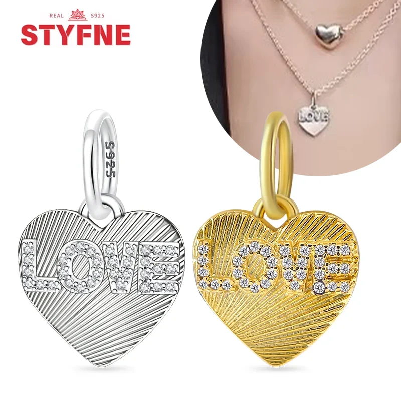 New Charms Silver 925 The Love Heart Shaped Charms Beads Fit Original Bracelet for Women Diy Fine Jewelry Gift Making
New Charms Silver 925 The Love Heart Shaped Charms Beads Fit Original Bracelet for Women Diy Fine Jewelry Gift Making
