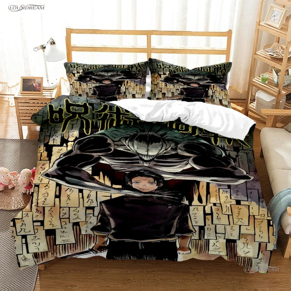 Cartoon Anime Jujutsu Kaisen Duvet Cover Comforter Bedding set Quilt Cover and Pillowcas for Teens Single Double Queen Kin g
Cartoon Anime Jujutsu Kaisen Duvet Cover Comforter Bedding set Quilt Cover and Pillowcas for Teens Single Double Queen Kin g