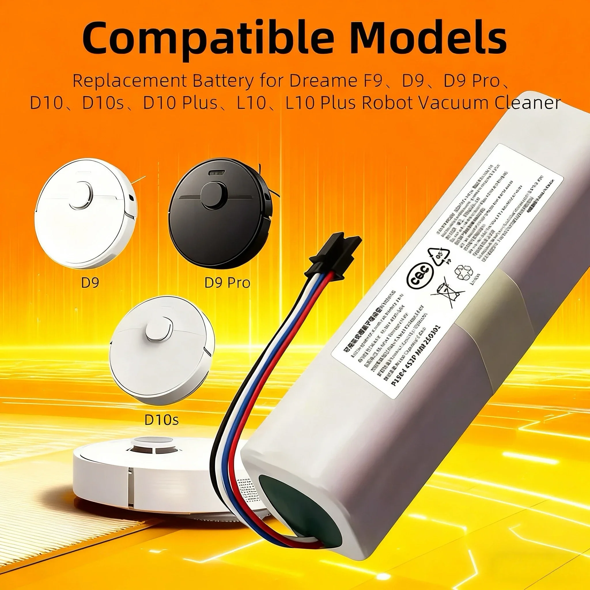 Сменный аккумулятор 14.4V 12800mAh 4S2P-MMBK P2150-4S2P-XWDLS для пылесосов Xiaomi Mijia Dreame S10 D9 F9 L10Pro L10Plus
Сменный аккумулятор 14.4V 12800mAh 4S2P-MMBK P2150-4S2P-XWDLS для пылесосов Xiaomi Mijia Dreame S10 D9 F9 L10Pro L10Plus