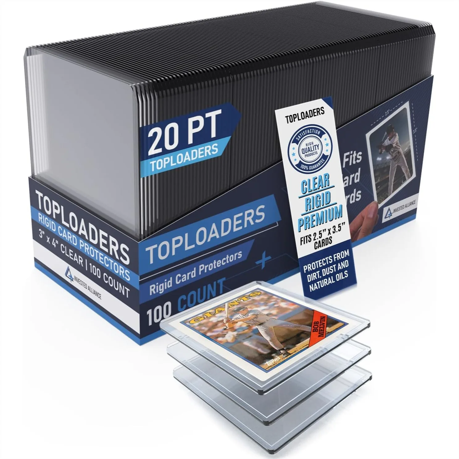 Premium Seamless 20PT - 360PT Thick Top Loaders for Cards, Hard Plastic Trading Card Sleeves, Clear Toploader Holders for
Premium Seamless 20PT - 360PT Thick Top Loaders for Cards, Hard Plastic Trading Card Sleeves, Clear Toploader Holders for