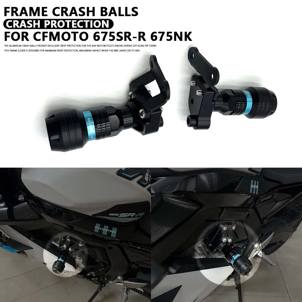 FOR CFMOTO 675SR-R 675NK Anti-drop Ball Modification - Racing Bumper Modification High-strength Aluminum Accessories 675 SR R NK
FOR CFMOTO 675SR-R 675NK Anti-drop Ball Modification - Racing Bumper Modification High-strength Aluminum Accessories 675 SR R NK