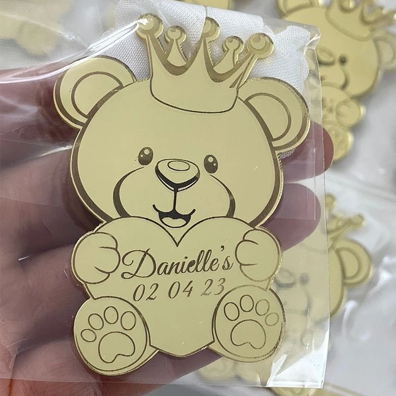 Personalized Teddy Bear Acrylic Tags Baby Shower Gift Birthday Party Gift Baby Shower Teddy Bear Decoration Tags Only
Personalized Teddy Bear Acrylic Tags Baby Shower Gift Birthday Party Gift Baby Shower Teddy Bear Decoration Tags Only