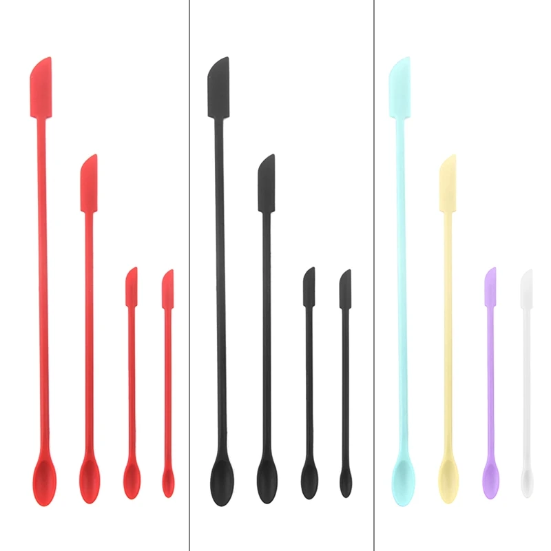 517F Mini Silicone Spatula Set- Small Rubber Spatula for Makeup- Thin Jar Scraper for Kitchen
517F Mini Silicone Spatula Set- Small Rubber Spatula for Makeup- Thin Jar Scraper for Kitchen