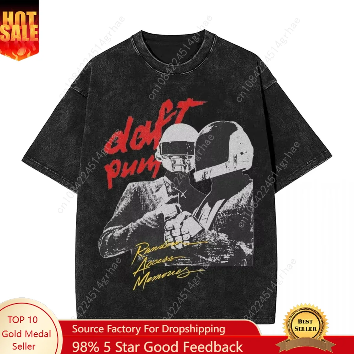 New Arrival Mens Clothes Tee Shirt Homme Graphic T-Shirts Y2k Men Tshirt for Men Ropa Hombre Daft Punk Vintage Washed 61422
New Arrival Mens Clothes Tee Shirt Homme Graphic T-Shirts Y2k Men Tshirt for Men Ropa Hombre Daft Punk Vintage Washed 61422