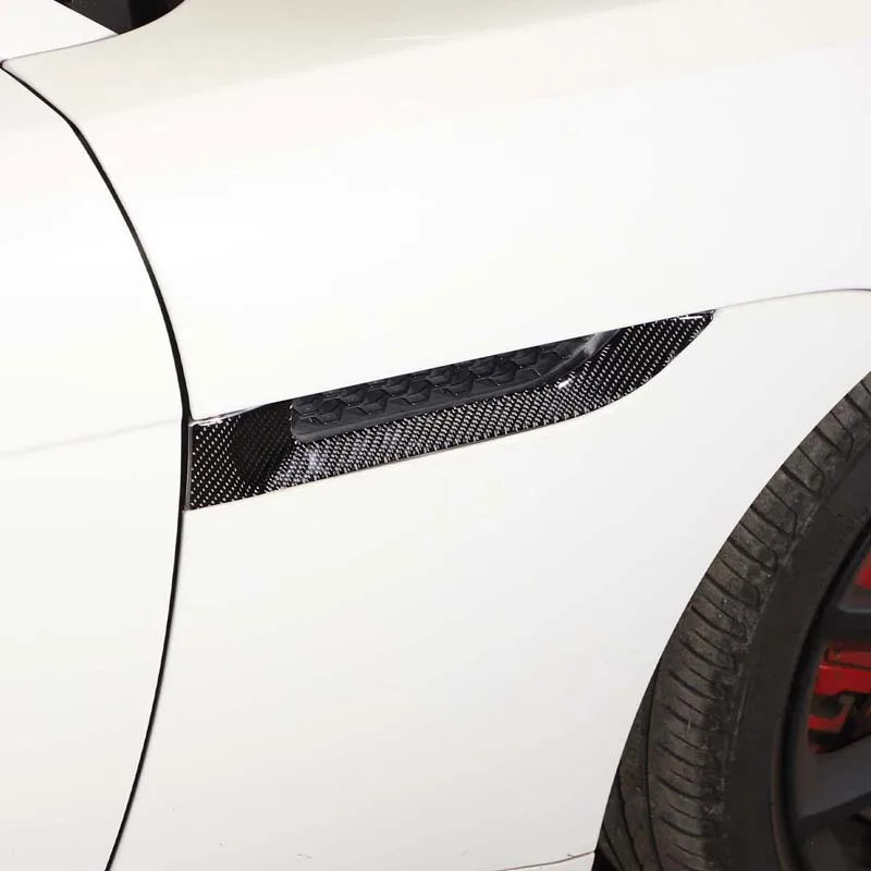 Для Jaguar F-type 2013-2022: Мягкая накладка из карбонового волокна на боковой воздухозаборник, декоративная наклейка, аксессуары для интерьера автомобиля
Для Jaguar F-type 2013-2022: Мягкая накладка из карбонового волокна на боковой воздухозаборник, декоративная наклейка, аксессуары для интерьера автомобиля
