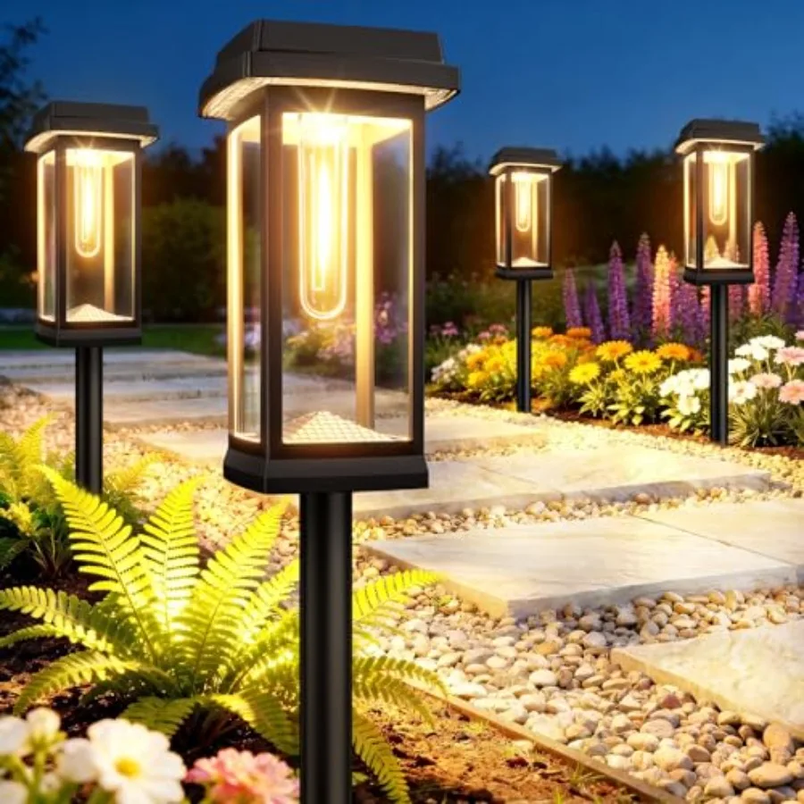 Solar Pathway Lights Outdoor, 8 Pack Upgraded Solar Garden Lights Solar Powered, Solar Lights Outdoor Waterproof IP65, 15 Hours
Solar Pathway Lights Outdoor, 8 Pack Upgraded Solar Garden Lights Solar Powered, Solar Lights Outdoor Waterproof IP65, 15 Hours