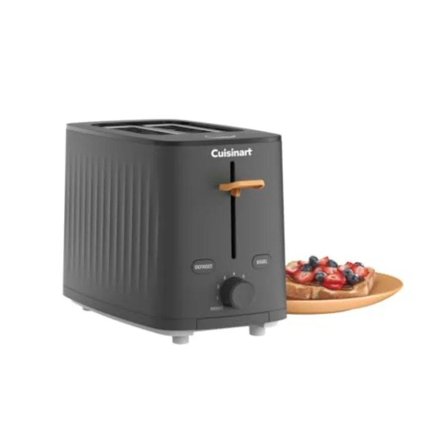2-Slice Toaster with 7 Settings Defrost Reheat Bagel Rear Cord Storage Black CPT-7BK
2-Slice Toaster with 7 Settings Defrost Reheat Bagel Rear Cord Storage Black CPT-7BK