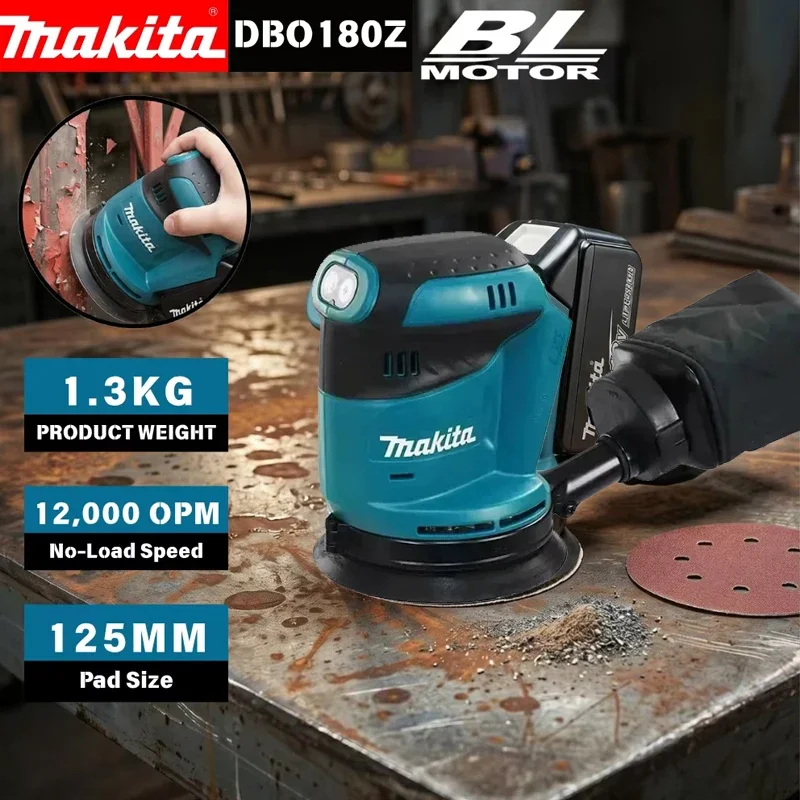 Makita DBO180Z25mm Electric Orbital Sander 3 Speeds Adjustable Rechargeable Polishing Grinder Machine For Makita 18V Battery Pin
Makita DBO180Z25mm Electric Orbital Sander 3 Speeds Adjustable Rechargeable Polishing Grinder Machine For Makita 18V Battery Pin